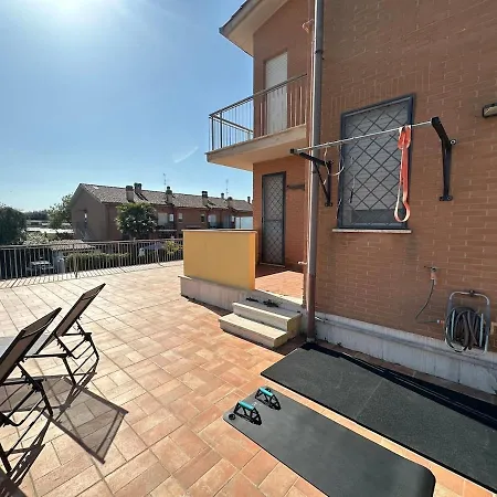 شقة Roma Infernetto Escape 4 Guest 1bedr 280mq Terrace كاسال بالوكو