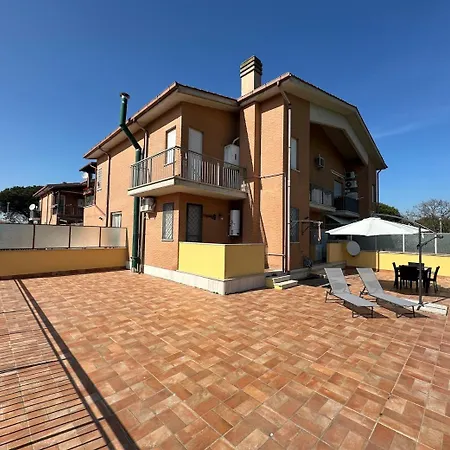 Roma Infernetto Escape 4 Guest 1bedr 280mq Terrace كاسال بالوكو