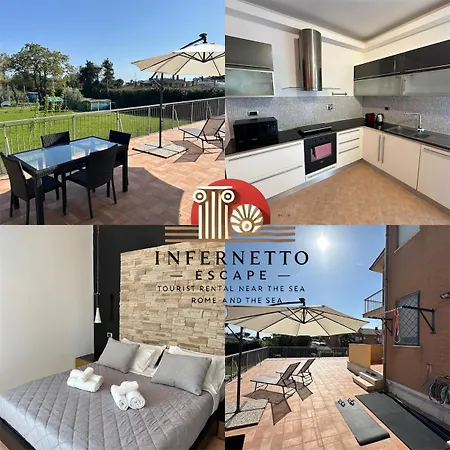Apartmán Roma Infernetto Escape 4 Guest 1bedr 280mq Terrace